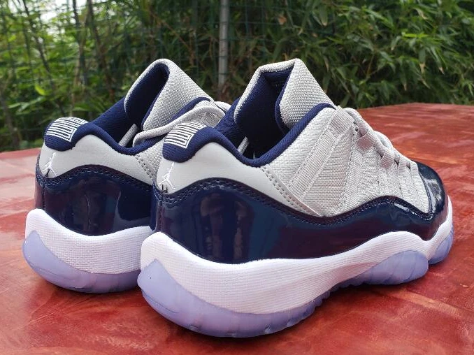 Air Jordan 11 Low Navy Blue-1