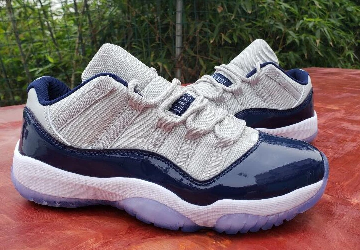 Air Jordan 11 Low Navy Blue-1