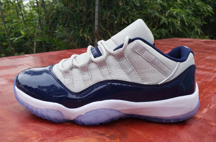 Air Jordan 11 Low Navy Blue-1