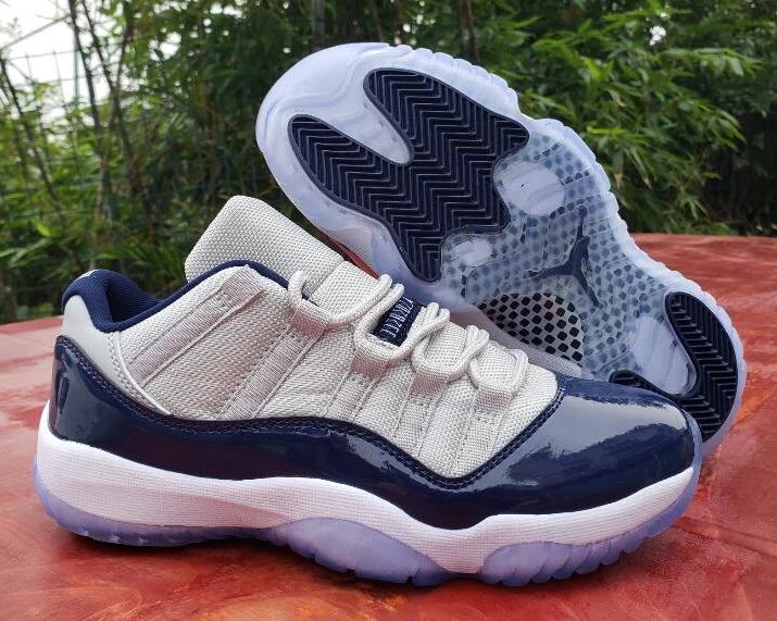 Air Jordan 11 Low Navy Blue-1