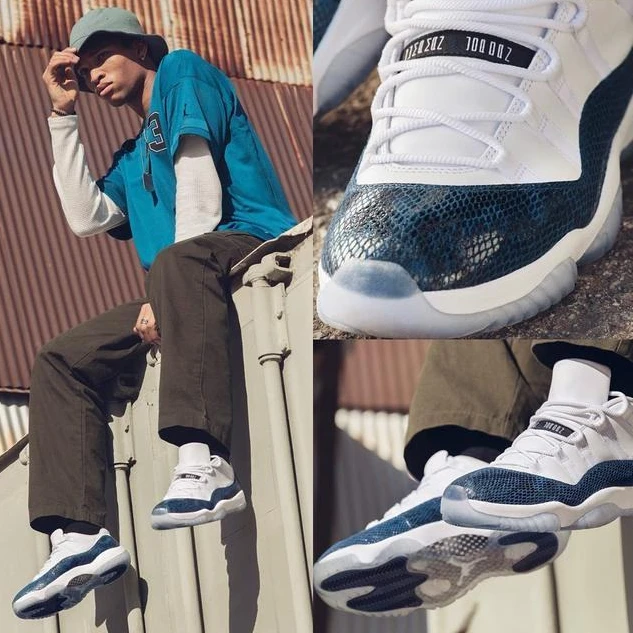 Air Jordan 11 Low Snakeskin-1