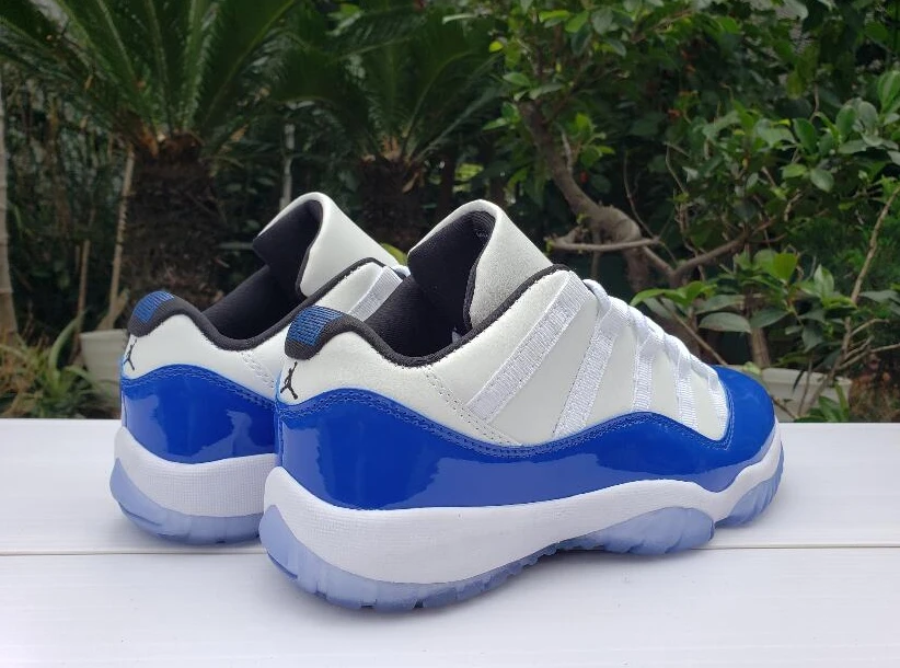Air Jordan 11 Low White Blue-1