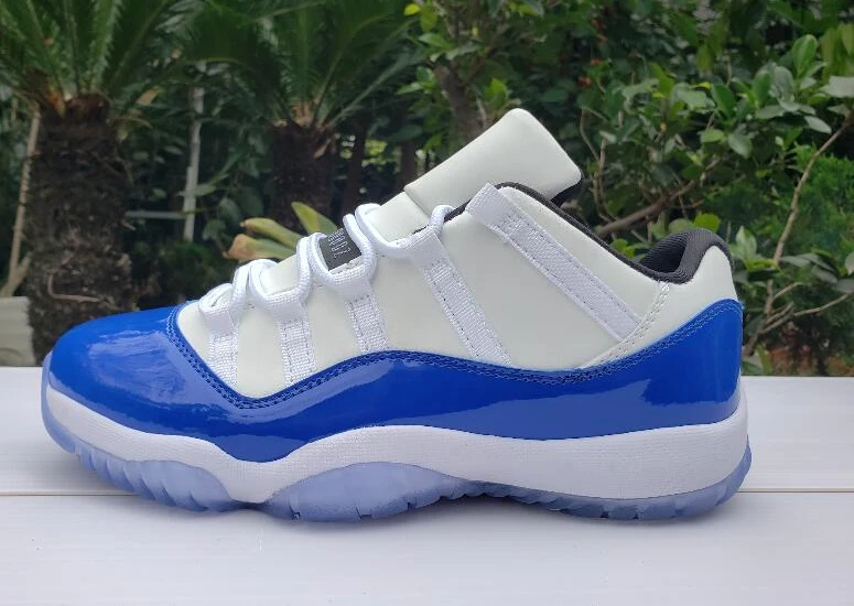 Air Jordan 11 Low White Blue-1