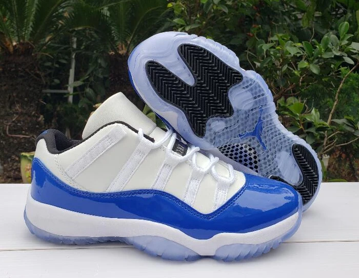 Air Jordan 11 Low White Blue-1