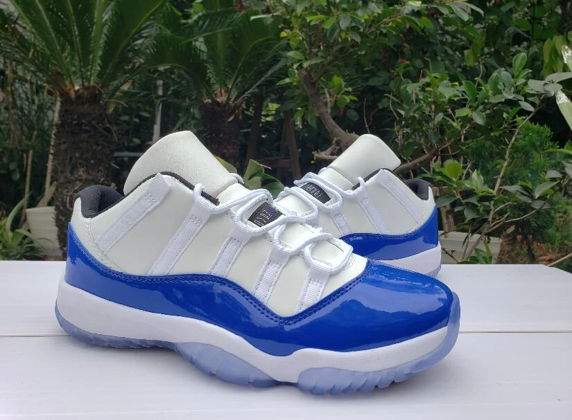 Replica Sneakers Air Jordan 11 Low White Blue For Women