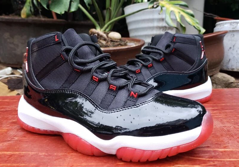 Air Jordan 11 Red Black Printing-1