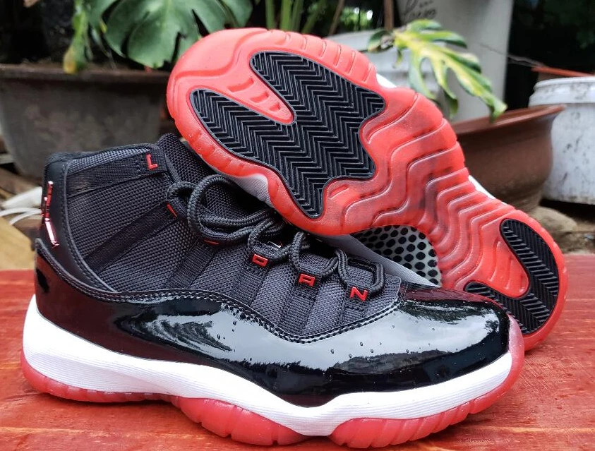 Air Jordan 11 Red Black Printing-1