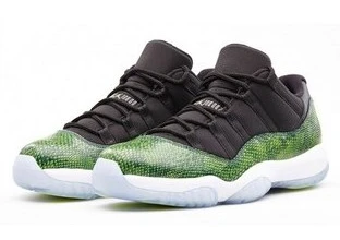 Air Jordan 11 Retro Green Snakeskin