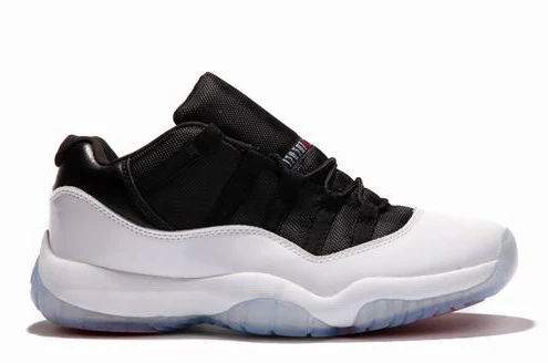 Air Jordan 11 Retro Low White Black Red