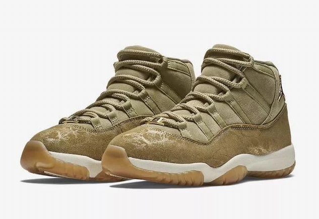 Replica Sneakers Air Jordan 11 Retro Olive Lux-01