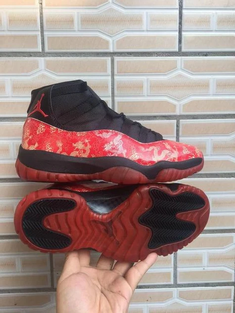 Air Jordan 11 Vintage Red Dragon Black-1