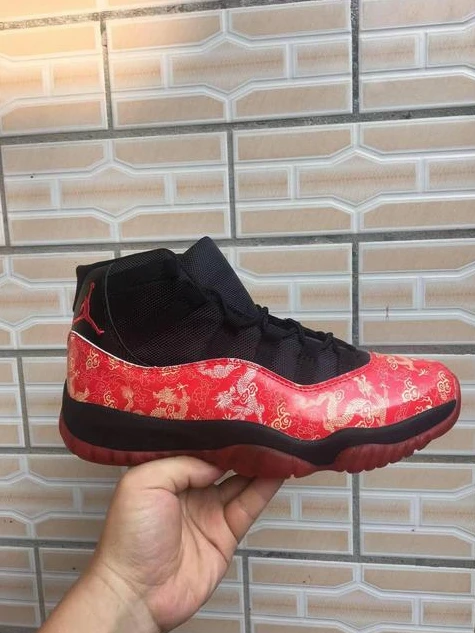 Air Jordan 11 Vintage Red Dragon Black-1
