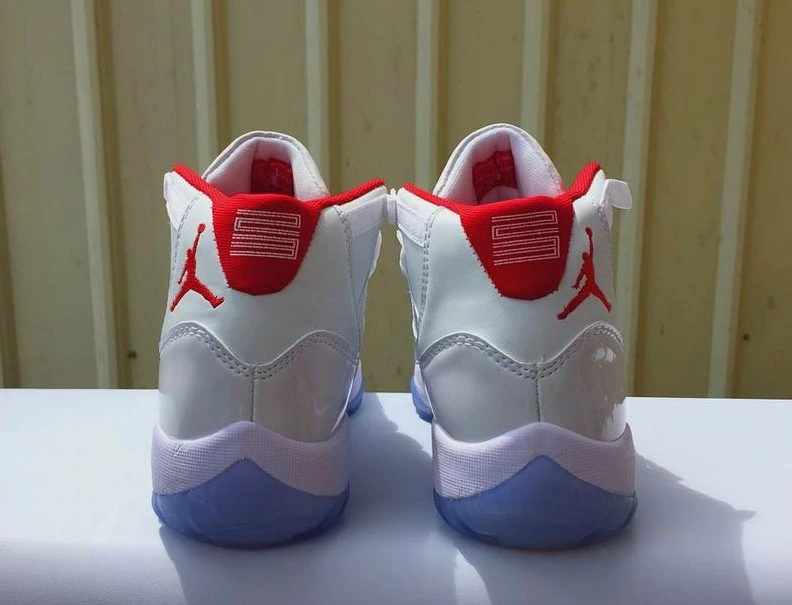 Air Jordan 11 White Red-01