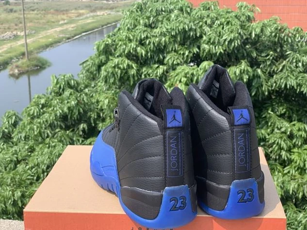 Air Jordan 12 Black Blue-01