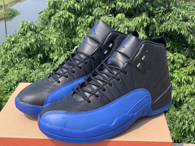 Air Jordan 12 Black Blue-01