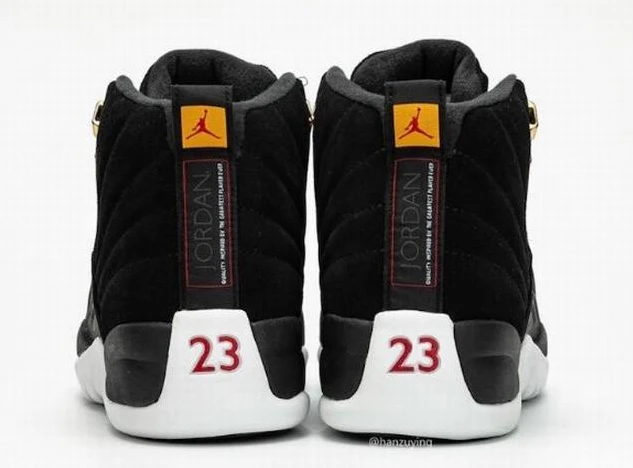 Air Jordan 12 Black White New-1