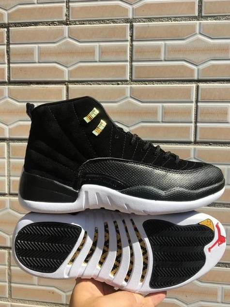 Air Jordan 12 Black White New-1
