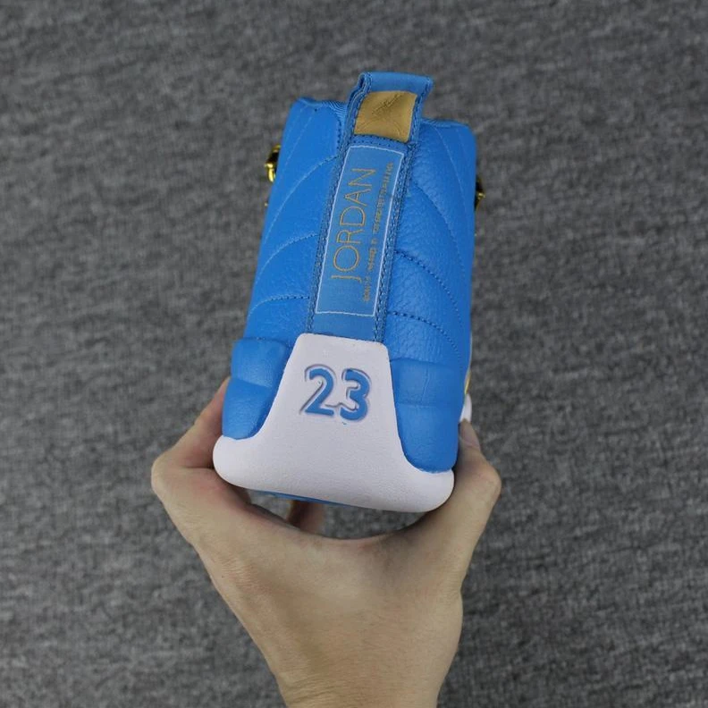 Air Jordan 12 Blue White-01