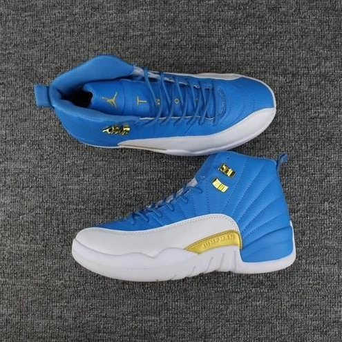 Air Jordan 12 Blue White-01