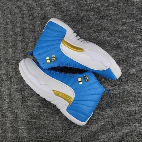 Air Jordan 12 Blue White-01