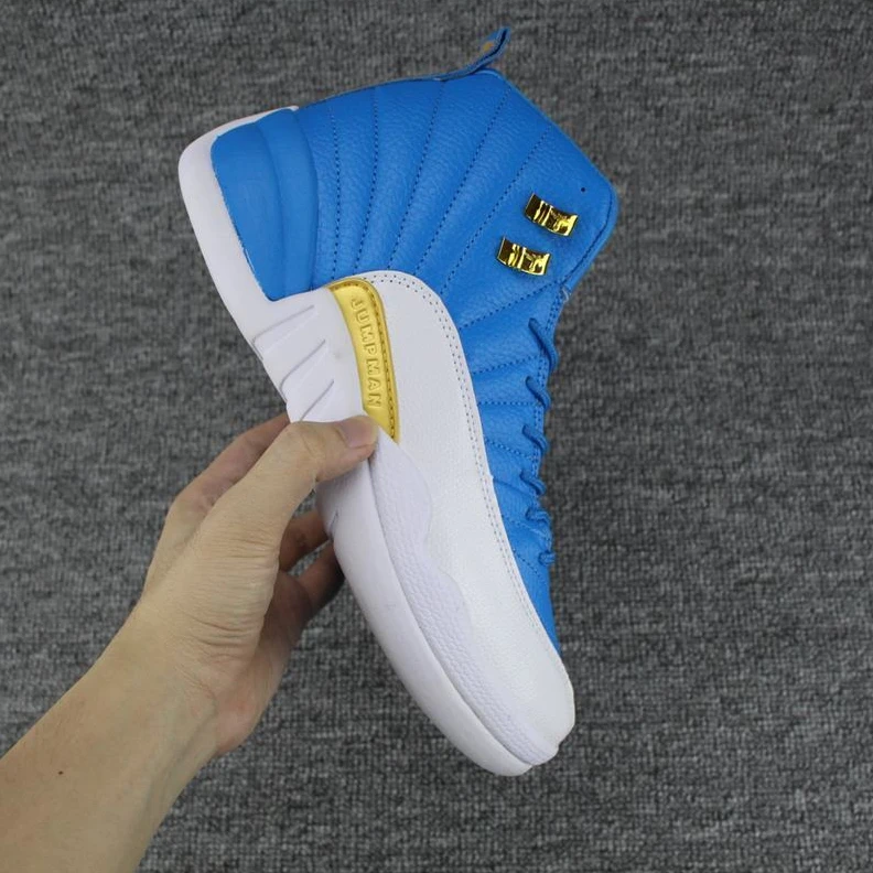 Air Jordan 12 Blue White-01