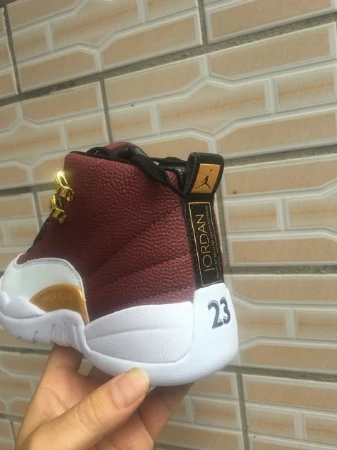 Air Jordan 12 Brown White-1