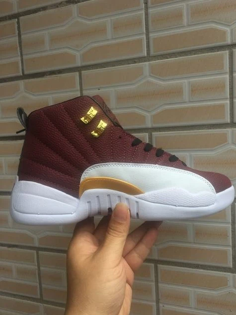 Air Jordan 12 Brown White-1