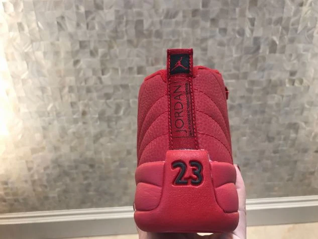 Air Jordan 12 GS Red Suede