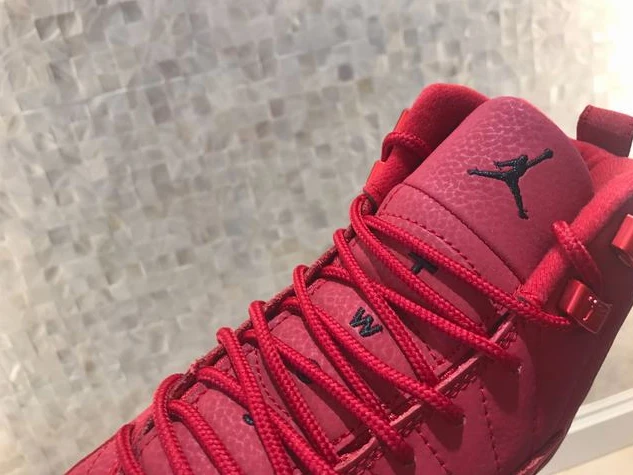 Air Jordan 12 GS Red Suede