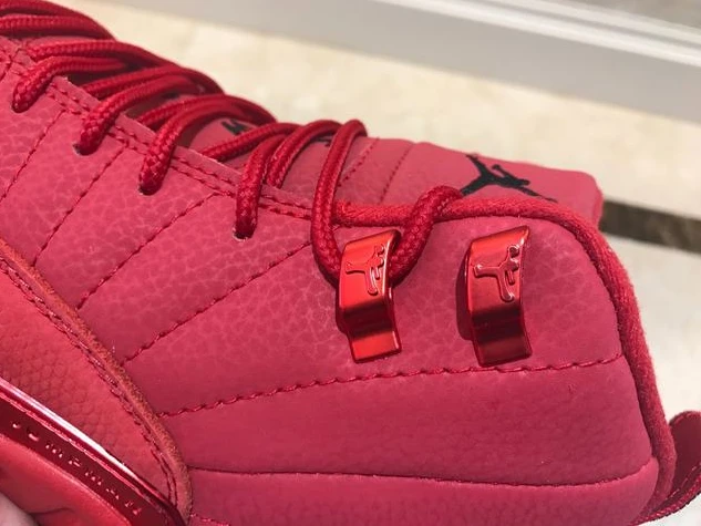 Air Jordan 12 GS Red Suede