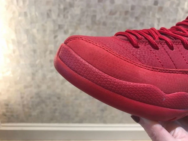 Air Jordan 12 GS Red Suede