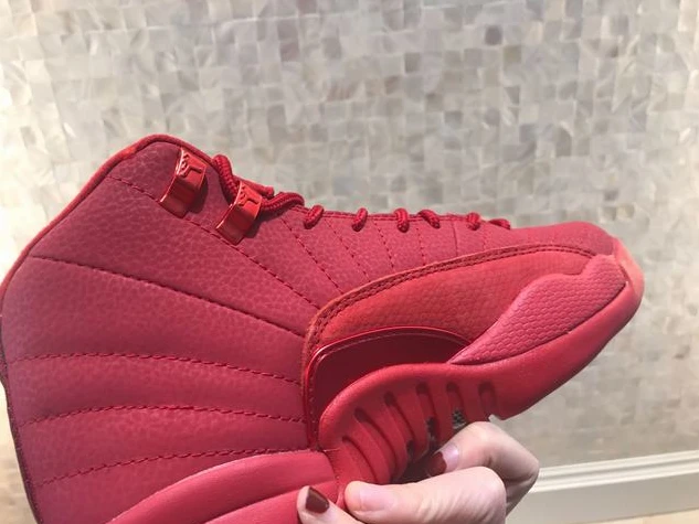 Air Jordan 12 GS Red Suede