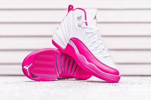Air Jordan 12 GS Vivid Pink-1