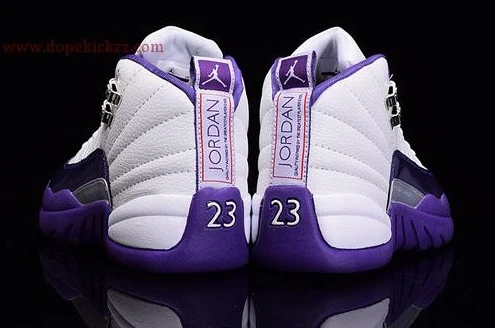 Air Jordan 12 GS “Kings” Purple White-1