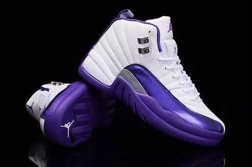 Air Jordan 12 GS “Kings” Purple White-1