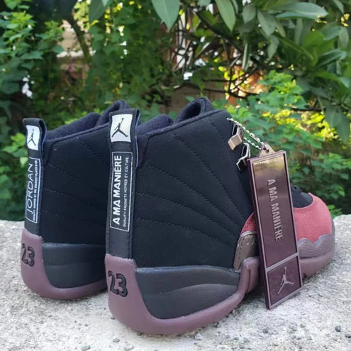 Air Jordan 12 Retro Black Wine Red