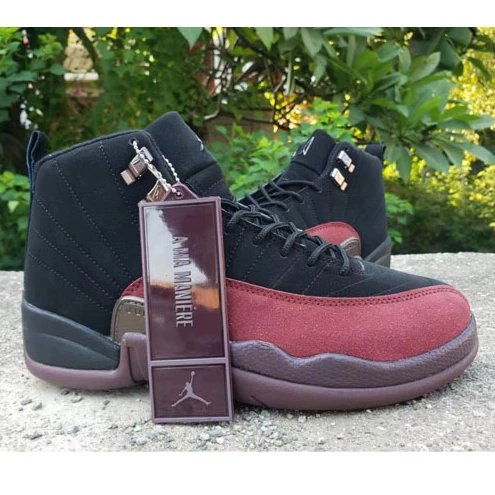 Air Jordan 12 Retro Black Wine Red