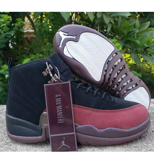 Air Jordan 12 Retro Black Wine Red