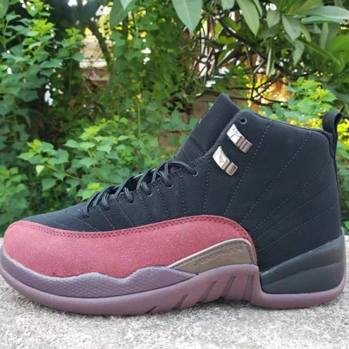 Air Jordan 12 Retro Black Wine Red