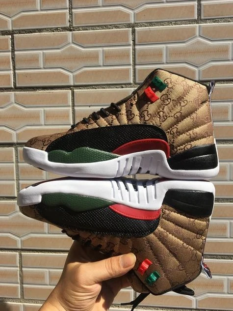 Air Jordan 12 Retro Black red green Tiger-1