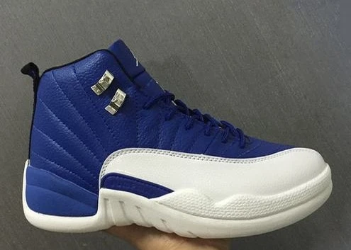 Air Jordan 12 Retro Dark Blue White