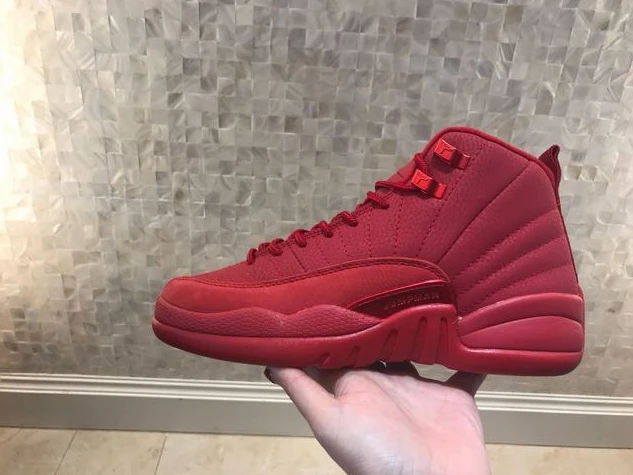 Air Jordan 12 Retro Red Suede Mink