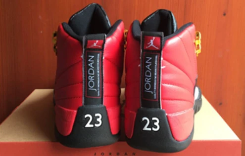 Air Jordan 12 Retro Red White Black
