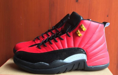 Air Jordan 12 Retro Red White Black