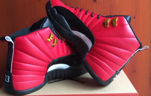 Air Jordan 12 Retro Red White Black