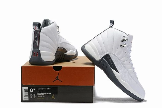 Air Jordan 12 Retro White Black Red-1