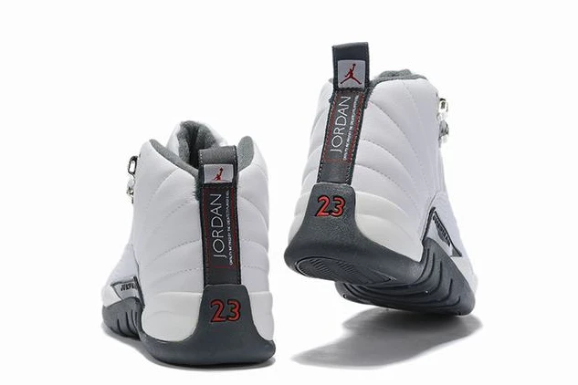 Air Jordan 12 Retro White Black Red-1