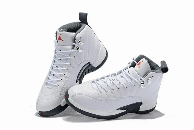 Air Jordan 12 Retro White Black Red-1