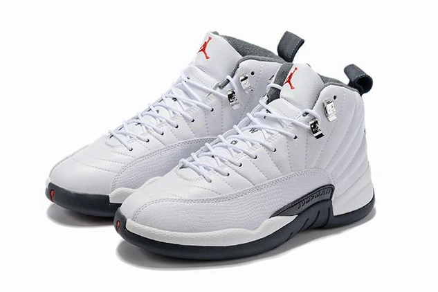 Air Jordan 12 Retro White Black Red-1