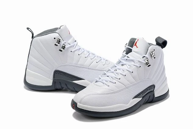 Air Jordan 12 Retro White Black Red-1